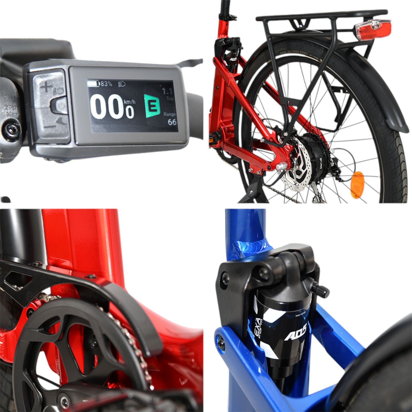 BICI ELETTRICA POLIVALENTE DOPPIA SOSPENSIONE URBANBIKER UB200
