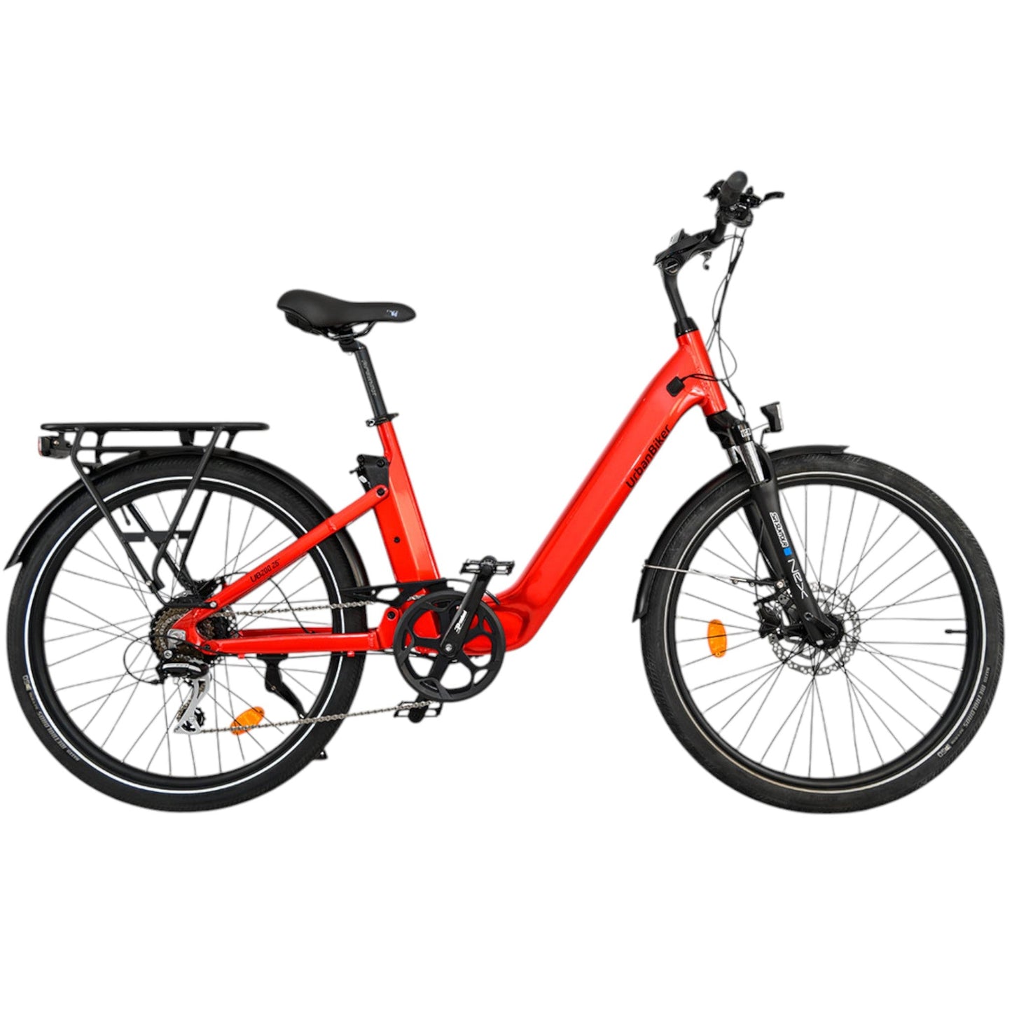 BICI ELETTRICA URBANA DOPPIA SOSPENSIONE URBANBIKER UB200 motore bafang
