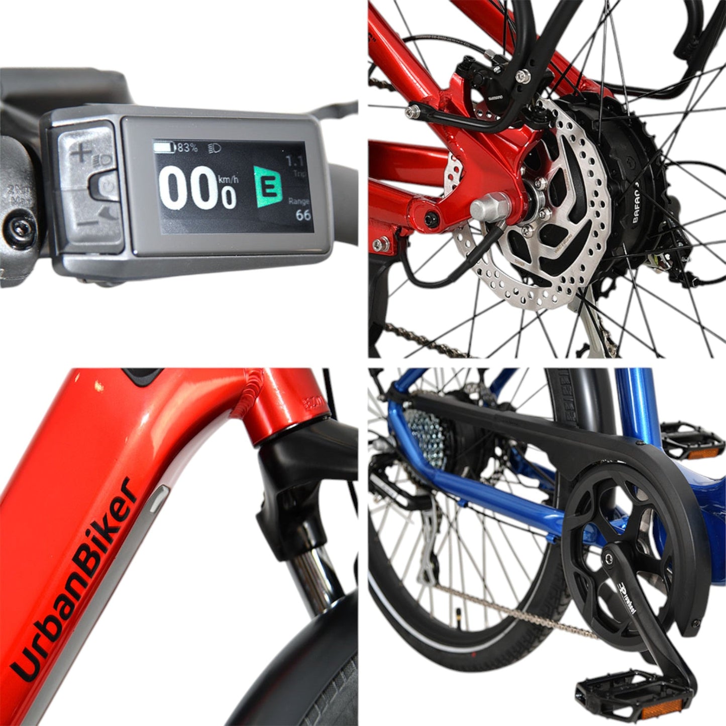 Bici elettrica da città Urbanbiker UB100 | autonomia 150 km