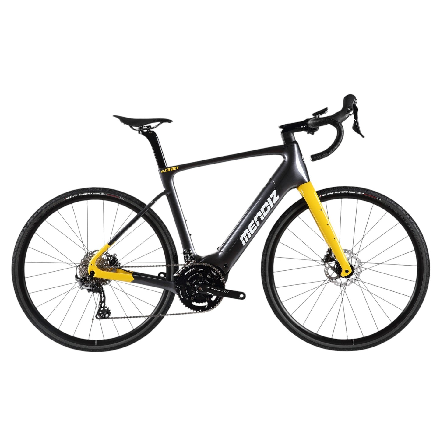 Bici elettrica gravel Mendiz EG21 | Telaio carbonio, motore Polini
