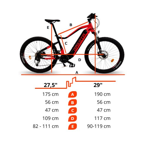 Mountain Bike Elettrica Urabanbiker DAKOTA PLUS FE 29"
