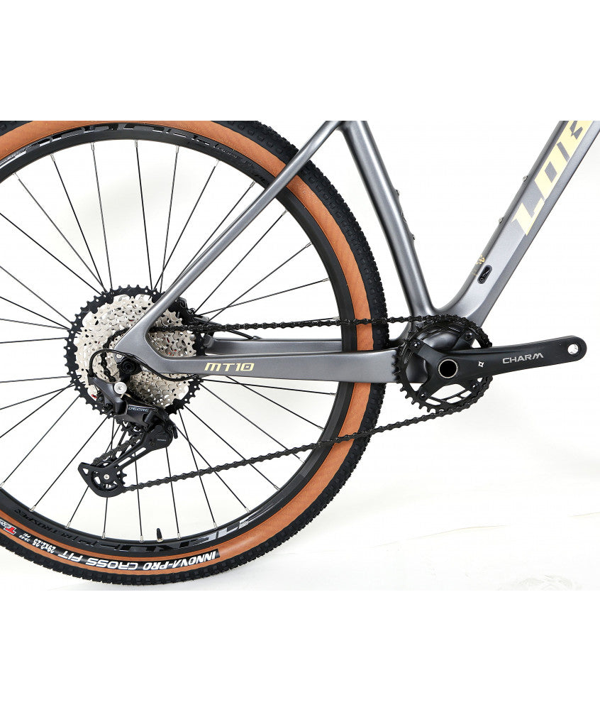 Mountain bike in carbonio 29” cambio SHIMANO DEORE 12V GREY