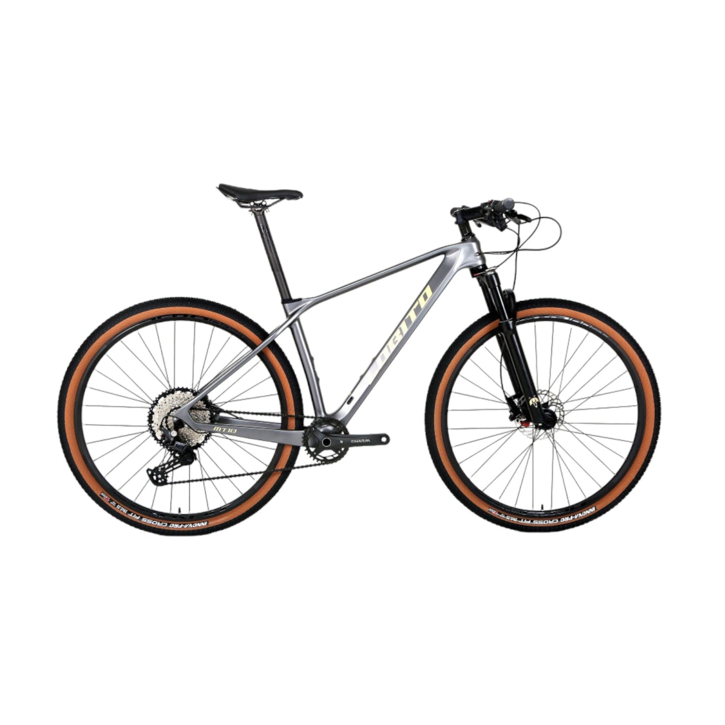 Mountain bike in carbonio 29” cambio SHIMANO DEORE 12V GREY
