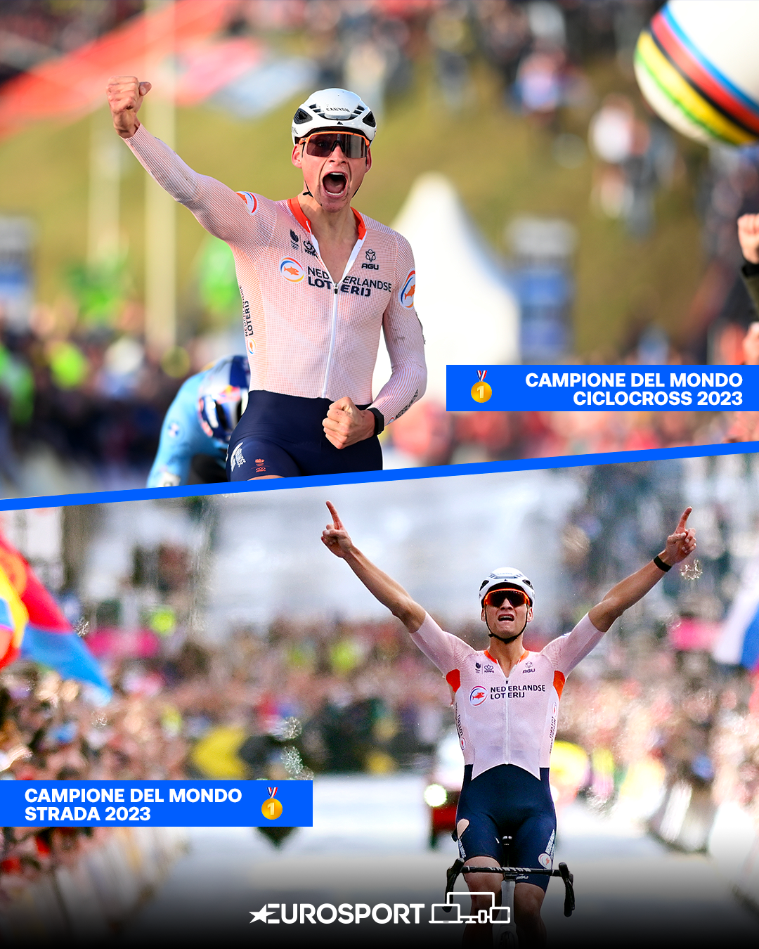 VAN DER POEL NELLA STORIA! È IL PRIMO DI SEMPRE A VINCERE MONDIALE STRADA E CROSS NELLO STESSO ANNO