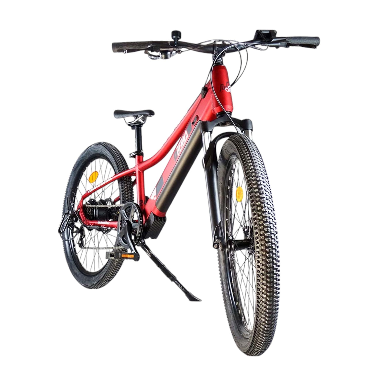 Bici Elettrica MTB Junior BERNA Rosso metallizzato 24 POLLICI