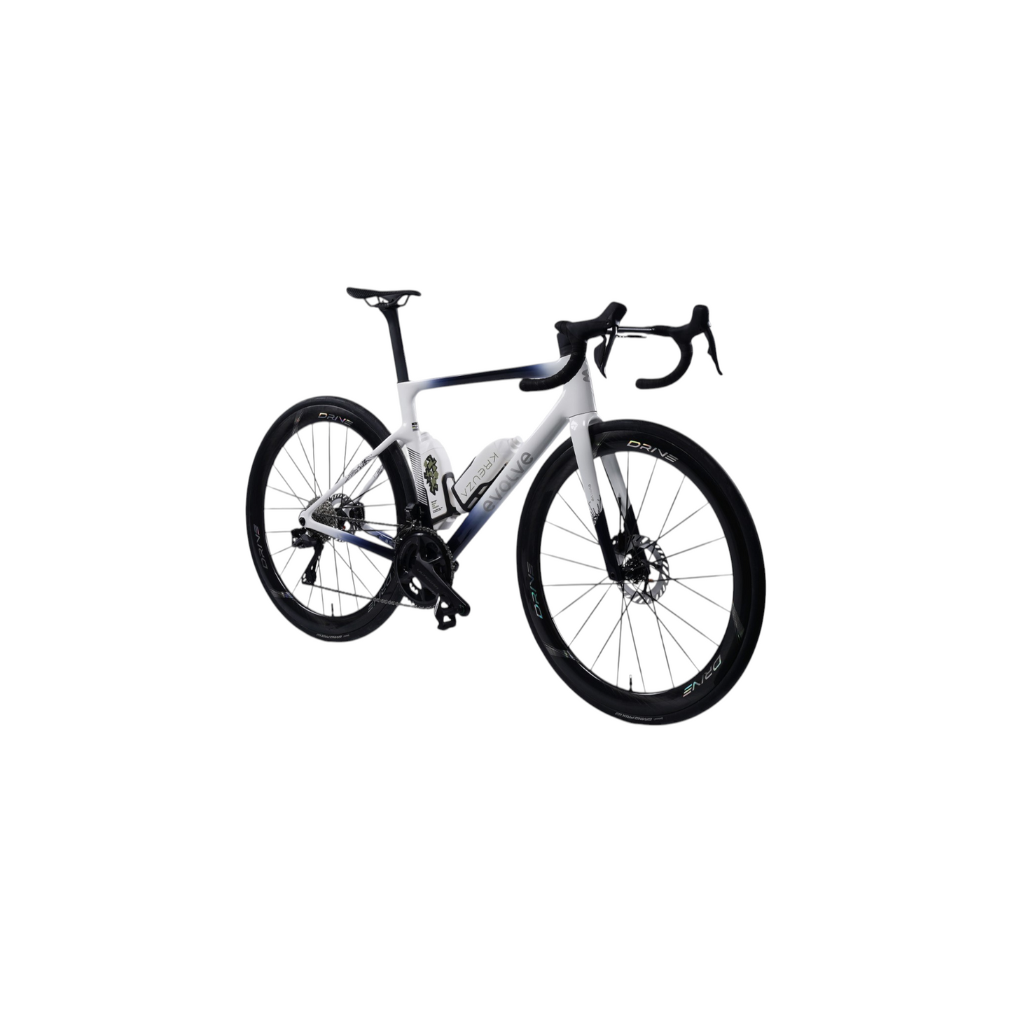 EVOLVE CIMA NAVY WHITE Telaio e Manubrio carbonio 650Gr