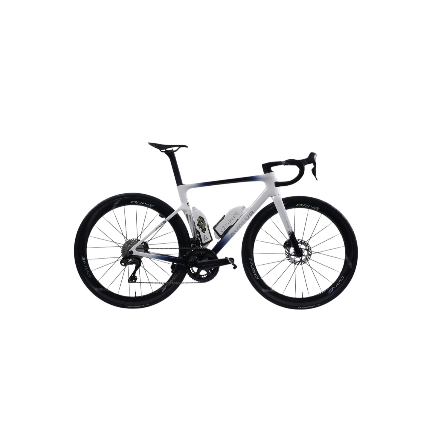 EVOLVE CIMA NAVY WHITE Telaio e Manubrio carbonio 650Gr