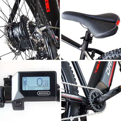MOUNTAIN BIKE ELETTRICA da viaggio Urabanbiker Autonomia 200 km LOBITO