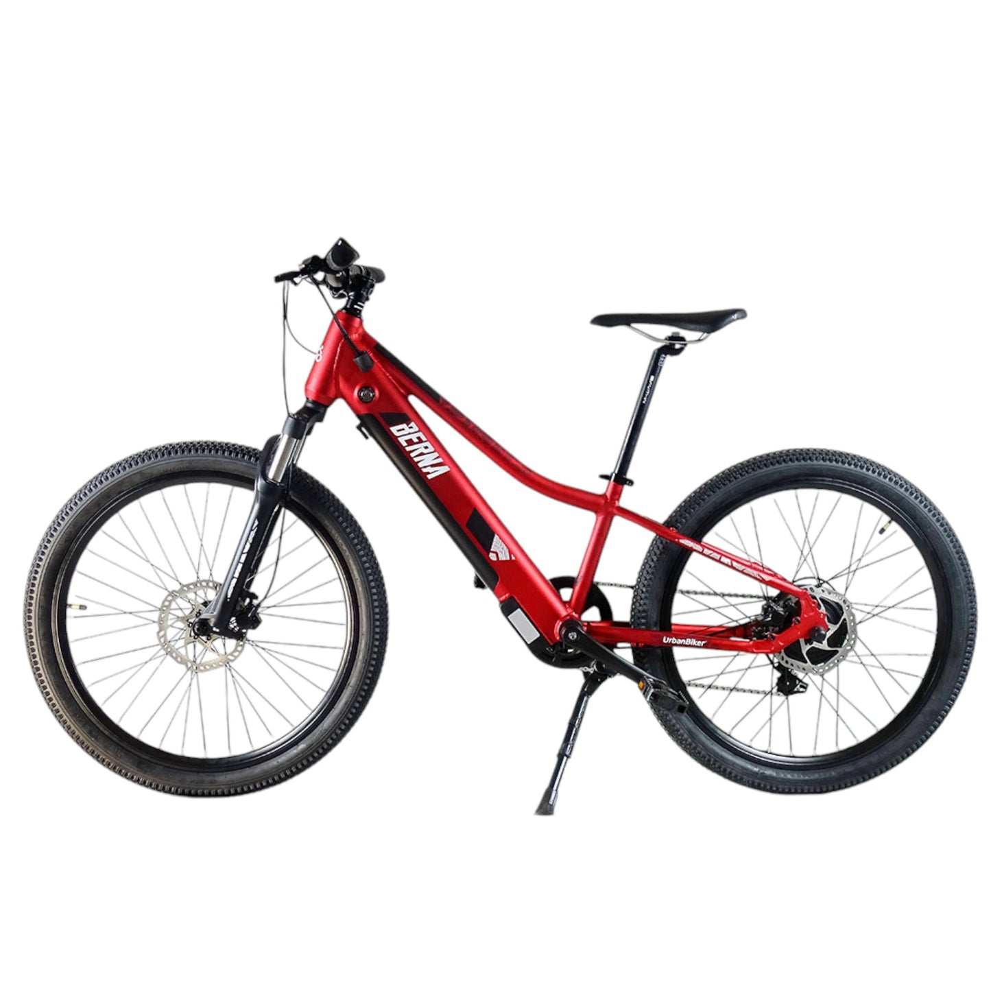 Bici Elettrica MTB Junior BERNA Rosso metallizzato 24 POLLICI