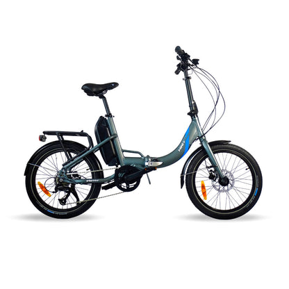Bici Elettrica Pieghevole Motore Centrale Autonomia 100km