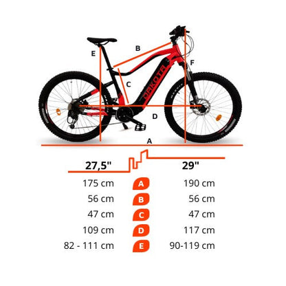 Mountain Bike Elettrica Urabanbiker DAKOTA PLUS FE COMPLETA | LOBITO