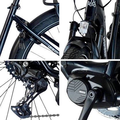 Bicicletta elettrica motore centrale da città Urbanbiker UB110B