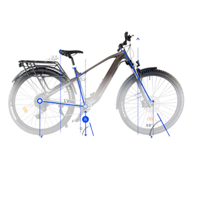 Mountain bike elettrica URBANBIKER UB300FE da viaggio
