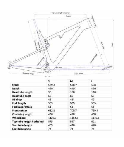 Mtb in carbonio 29” full suspended Cambio 13 velocità | LOBITO