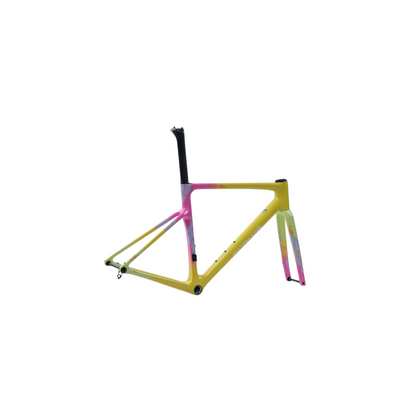 EVOLVE CIMA  "TROPICAL YELLOW" Telaio e Manubrio carbonio 650Gr