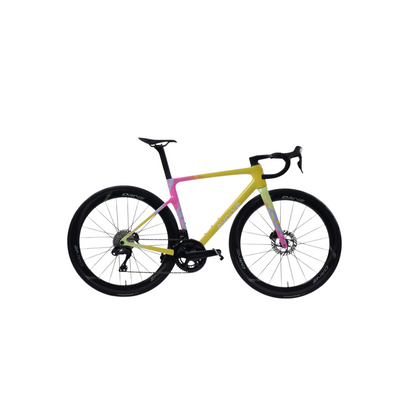 EVOLVE CIMA  "TROPICAL YELLOW" Telaio e Manubrio carbonio 650Gr