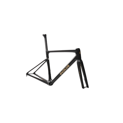 EVOLVE CIMA  "CARBON GOLD" Telaio e Manubrio carbonio 650Gr