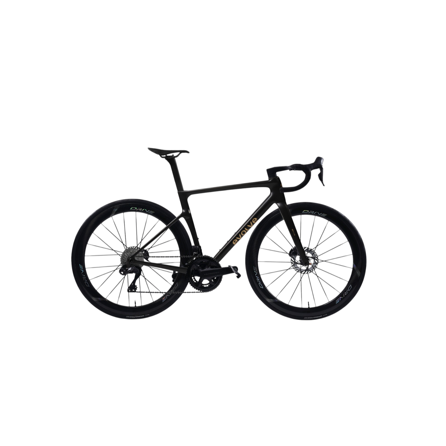 EVOLVE CIMA  "CARBON GOLD" Telaio e Manubrio carbonio 650Gr